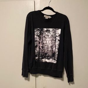 Size L, vintage looking sweatshirt.